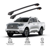 GREAT WALL CANNON 2019 et modèles ultérieurs TRX1 Thunder Carrier Barres transversales pour galerie de toit de voiture, 2 barres